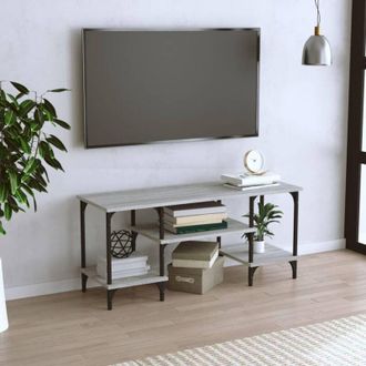 vidaXL Vidaxl - Mueble De Tv Madera Contrachapada Gris Sonoma 102x35x45,5 Cm