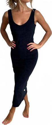 Araminta James Margot Midi Dress In Midnight