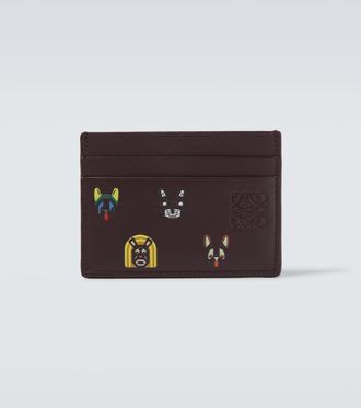Loewe x Louis Wain leather card holder