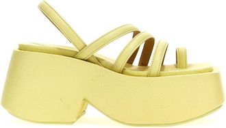 Marsèll Yellow Open Toe Sandals