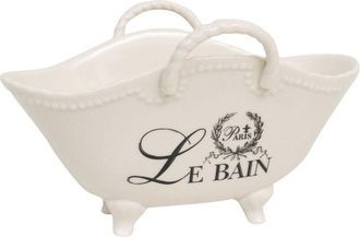 Biscottini International Biscottini - Set De 2 Recipientes Multiusos De Porcelana