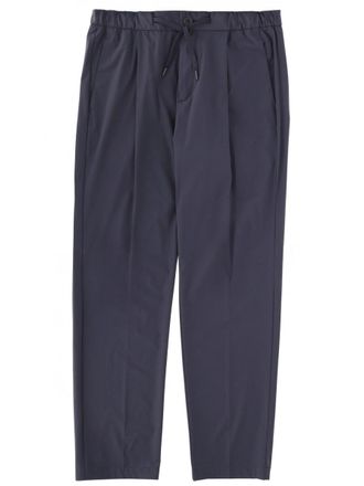 Herno Straight Leg Elastic Drawstring Smooth Pants Trousers