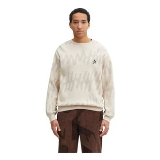 by Parra Static Stalker Pullover - Heren - Truien - Beige - Maat: XL Wol