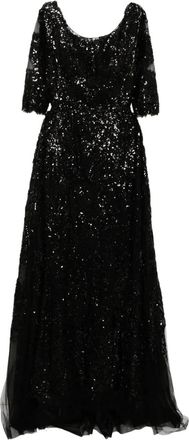 Saiid Kobeisy Abito con paillettes - Nero