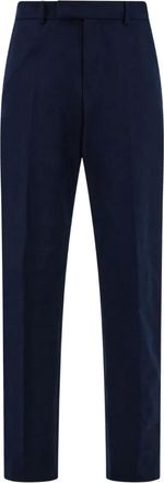 Ferragamo asymmetric waist chinos - Blue