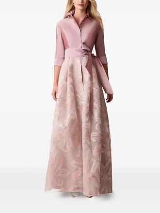 Teri Jon Blousejurk met pailletten - Roze