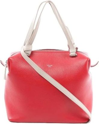 Celine Pre-owned Shoulder Bags, female, Red, Size: ONE SIZE Pre-owned Soft Cube Small