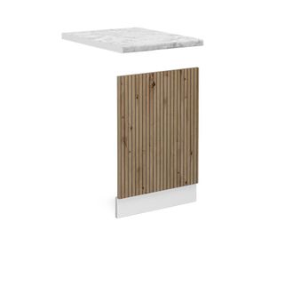 Vicco Panel Frontal R-line, Roble Artesanal, 45 Cm, Et M&aacute;rmol