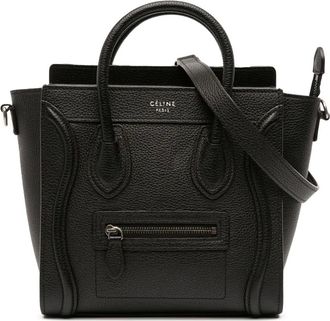 Celine 2017 Nano Luggage Tote tas - Zwart