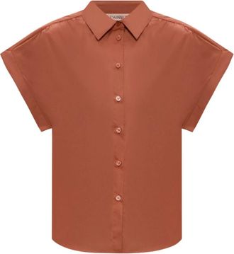 Twinset Donna, Camicette, Marrone, S, new