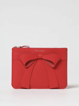 Comme Des Garçons Portadocumenti Comme Des Garçons in pelle con fiocco