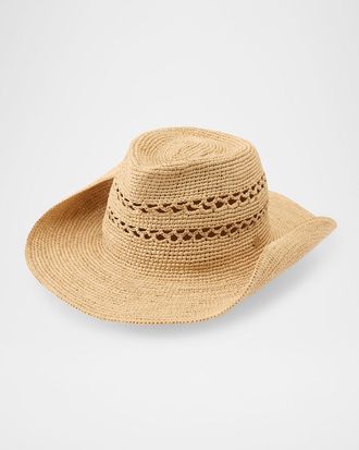 Helen Kaminski Gwen Raffia Fedora
