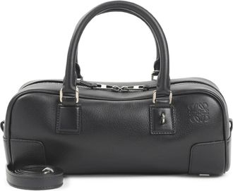Loewe Cropped Tas in Amazona Stijl - Dames - Handtassen - Zwart - ONE Size - Leer - Tassen