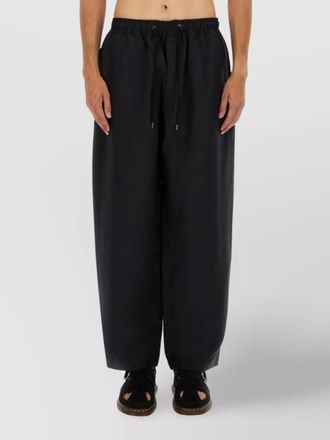 STUDIO NICHOLSON trousers wide leg elastic waistband