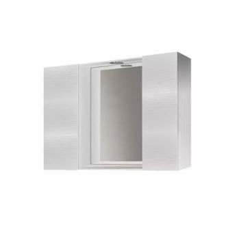 OEM Specchiera Con 2 Ante E Faretto Led Bianco 81x16x60 Cm