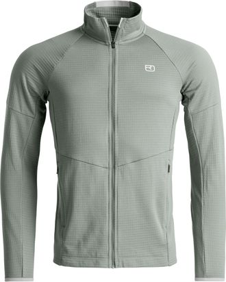 Ortovox Grey Fleece Light Grid Active Jacket