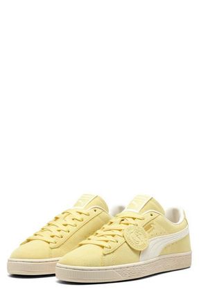 Puma Charles F. Stead Suede Sneaker in Pineapple Ice/Frosted Ivory at Nordstrom, Size 9.5