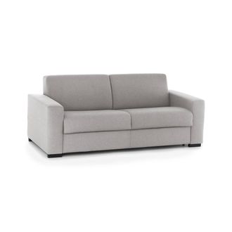 Talamo Italia Sofa Cama Dabagn, Gran Sof&aacute; De 2 Plazas, 100% Made In Italy, Sof&aacute; De Sal&oacute;n Con Apertura Giratoria, En Tela Acolchada, Con Reposabrazos Est&aacute;ndar, Cm 20