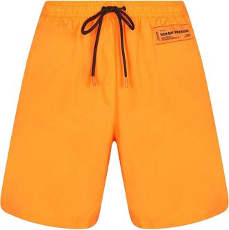 Heron Preston Heren zwemshorts (Neon Oranje)
