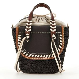 Cuba Lab Dames, Tassen, Zwart, Maat: ONE Size Linnen