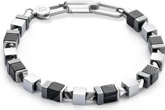 Coeur de Lion Bracelet Precious Cubes Black-Silver at Nordstrom