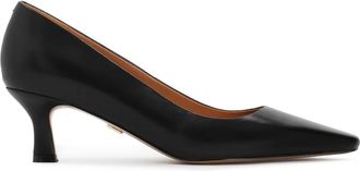 Kazar Leren pumps met een klassieke snit - Dames - Pumps - Zwart - 36 EU - Leer - Schoenen