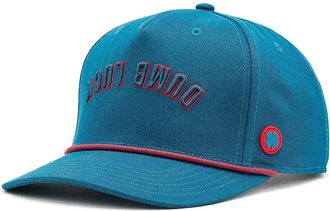 Black Clover Dumb Luck Adjustable Hat Baseball Caps Cobalt Blue/Red/Rope, Cotton
