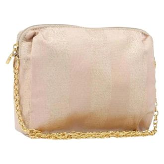 Fendi Pre-owned Vintage Canvas Shoulder Bag - Dames - Pre-owned - Roze - Maat: ONE Size Leer