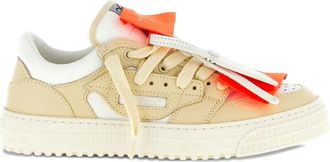 Off-white Tweekleurige sneakers - Beige