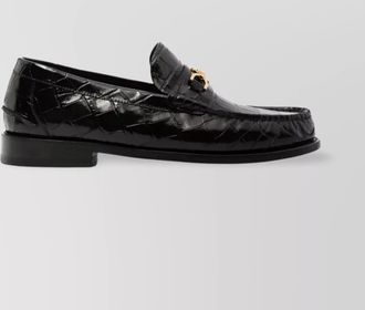 Versace leather loafers
