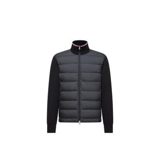 Moncler Padded Zip-up Cotton Cardigan Black Size 3XL