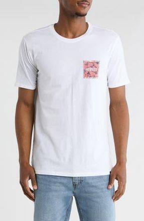 Hurley Four Corners Everyday Wash Graphic T-Shirt in White at Nordstrom Rack, Size Medium