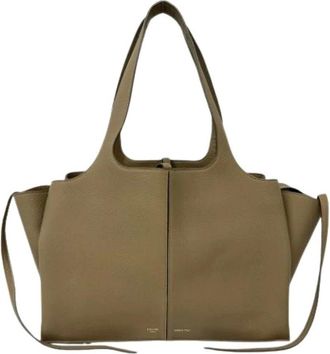 Celine Pre-owned Tote Bags, female, Beige, Size: ONE SIZE Pre-owned Vintage Tote Bag