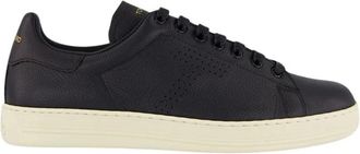 Tom Ford Warwick Sneaker - Heren - Sneakers - Zwart - 40 EU - Katoen - Schoenen