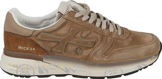 Premiata Mick Calfskin Suede Low-Profile Sneakers