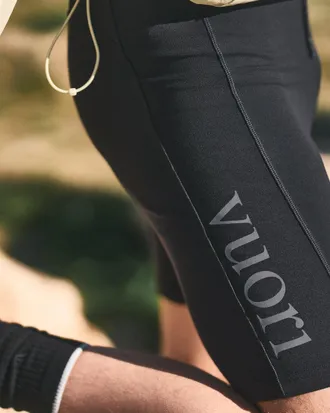 Vuori Clothing Terrain Lined Half Tight | Black | XS, Size Extra Small