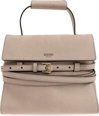Moschino Bolso de Ante Tie Me - Bags - Mujer - Beige - ONE SIZE
