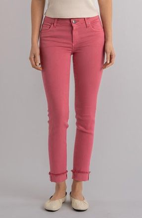 Kut from the Kloth Amy Crop Slim Jeans in Flamingo at Nordstrom, Size 00