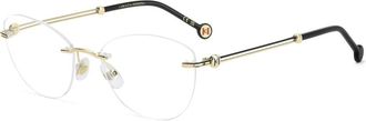 Carolina Herrera Optisch Montuur - Dames - Brillen - Geel - 55 MM - Accessoires