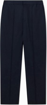 A|X Armani Exchange Geknoopte Broek - Heren - Straight fit broeken - Blauw - W32 - Katoen - Broeken