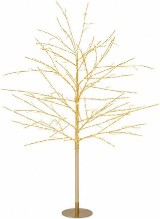 BIZZOTTO &Aacute;rbol de navidad 120 cm, 600 micro-led, &oslash; 65 cm, dorado