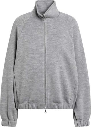 Max Mara Dames, Sweatshirts & Hoodies, Grijs, Maat: S Katoen