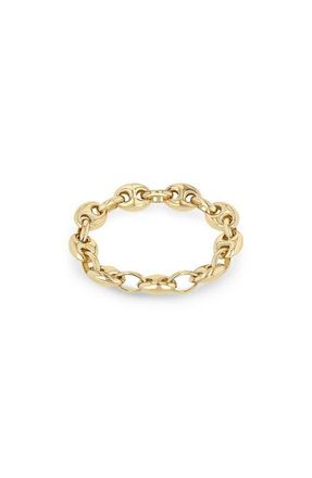 Zoë Chicco Small Mariner Chain Ring in 14K Yellow Gold at Nordstrom, Size 7