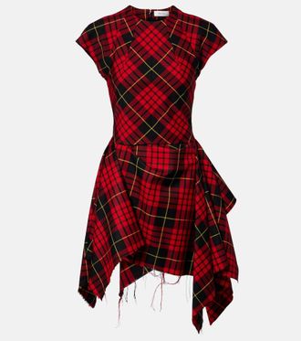 Alexander McQueen Asymmetric minidress