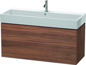 Duravit Duravit - L-cube Meuble Sous-lavabo Suspendu, 2 Tiroirs, 118,4 X