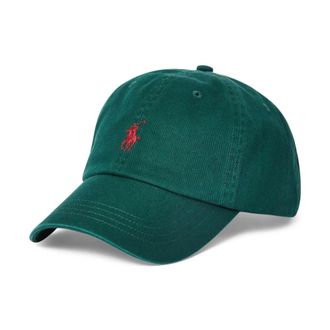Polo Ralph Lauren Baseball Hat with Embroidery - male - Polo Ralph Lauren - Hats & Caps - Green - ONE SIZE - Accessories