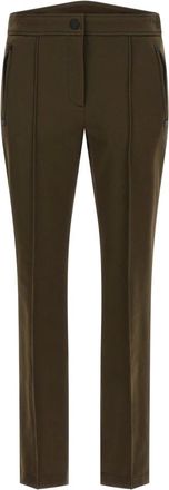 Moncler Pantalones T&eacute;cnicos de Sarga - Trousers - Mujer - Verde - 2XS