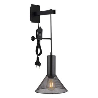 Globo Lighting Aplique De Pared - Jedd - Negro - Metal - E27 - 15648w1 - Globo