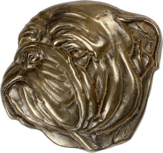 OEM Bulldog I - Una Placa Conmemorativa Con Un Perro, Un Agradecimiento Personalizado, Un Premio, Un Diploma Con Dedicatoria De La Marca Art-dog