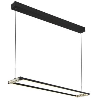 Netlighting Mariella Pendant Matt Black LED Dimmable 2700 6000K Remote Control
